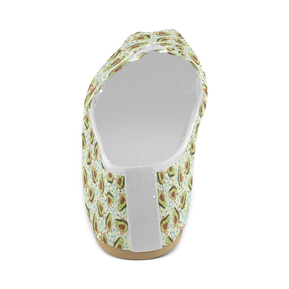 Avocado Pattern Print Design AC02 Women Casual Shoes-JorJune.com