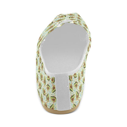 Avocado Pattern Print Design AC02 Women Casual Shoes-JorJune.com