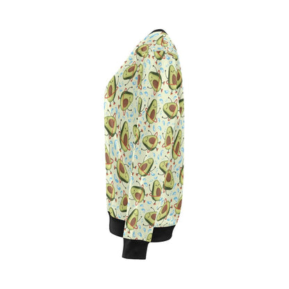 Avocado Pattern Print Design AC02 Women Long Sleeve Sweatshirt-JorJune