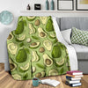 Avocado Pattern Print Design AC03 Fleece Blankete