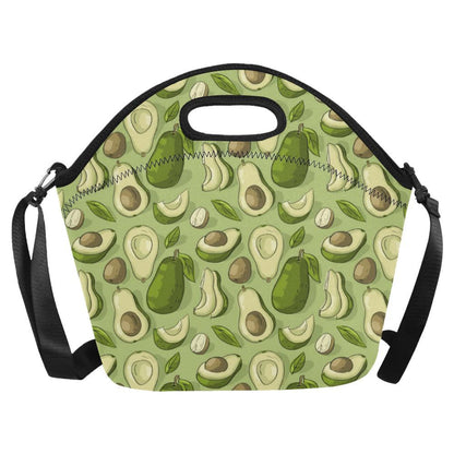 Avocado Pattern Print Design AC03 Neoprene Lunch Bag-JorJune