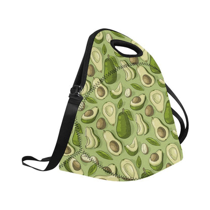 Avocado Pattern Print Design AC03 Neoprene Lunch Bag-JorJune