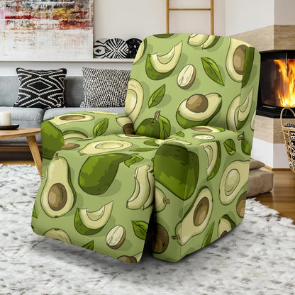 Avocado Pattern Print Design AC03 Recliner Slipcover-JORJUNE.COM