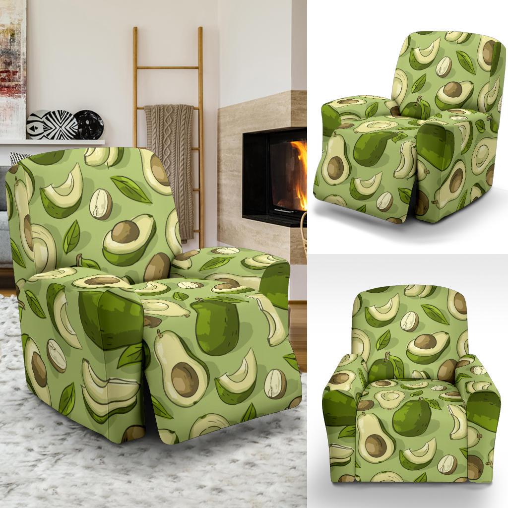 Avocado Pattern Print Design AC03 Recliner Slipcover-JORJUNE.COM