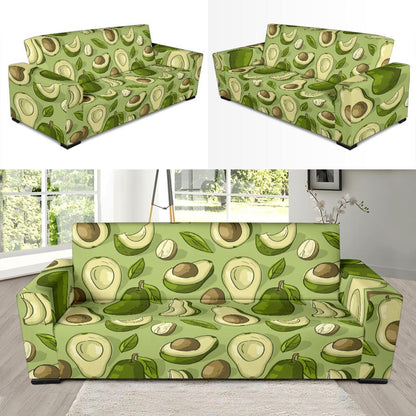 Avocado Pattern Print Design AC03 Sofa Slipcover-JORJUNE.COM