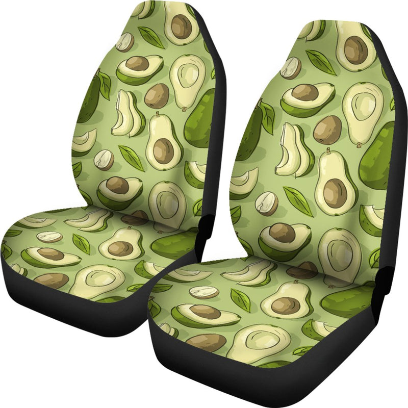 Avocado Pattern Print Design AC03 Universal Fit Car Seat Covers