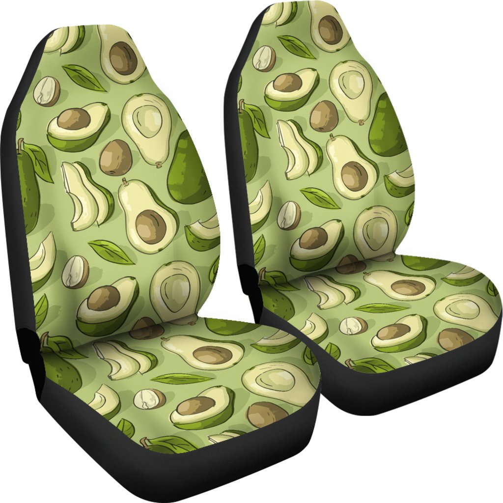 Avocado Pattern Print Design AC03 Universal Fit Car Seat Covers