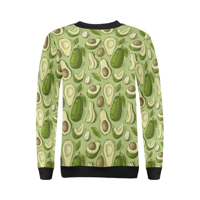 Avocado Pattern Print Design AC03 Women Long Sleeve Sweatshirt-JorJune