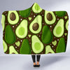 Avocado Pattern Print Design AC04 Hooded Blanket-JORJUNE.COM