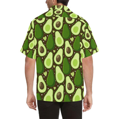 Avocado Pattern Print Design AC04 Men Hawaiian Shirt-JorJune