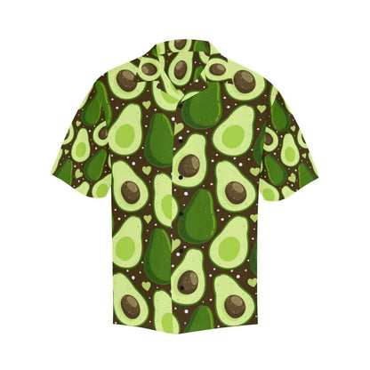 Avocado Pattern Print Design AC04 Men Hawaiian Shirt-JorJune