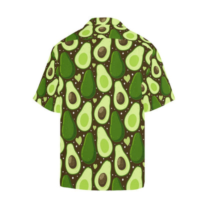 Avocado Pattern Print Design AC04 Men Hawaiian Shirt-JorJune