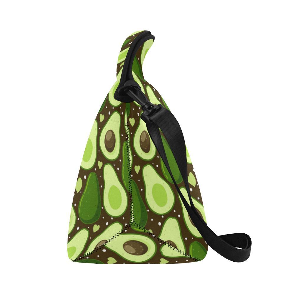 Avocado Pattern Print Design AC04 Neoprene Lunch Bag-JorJune
