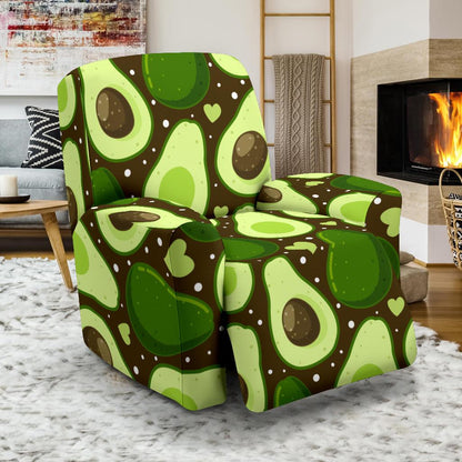 Avocado Pattern Print Design AC04 Recliner Slipcover-JORJUNE.COM