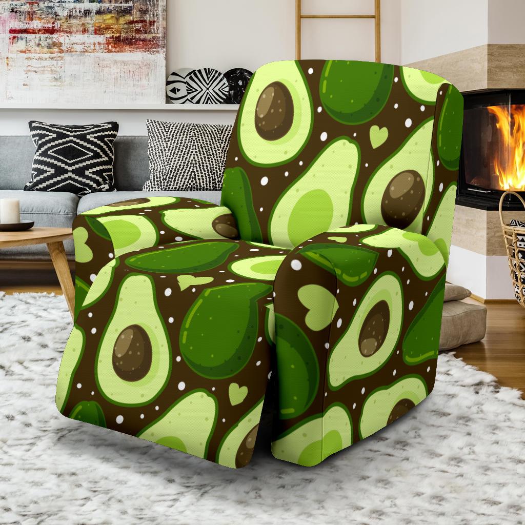 Avocado Pattern Print Design AC04 Recliner Slipcover-JORJUNE.COM