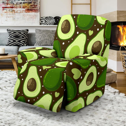 Avocado Pattern Print Design AC04 Recliner Slipcover-JORJUNE.COM