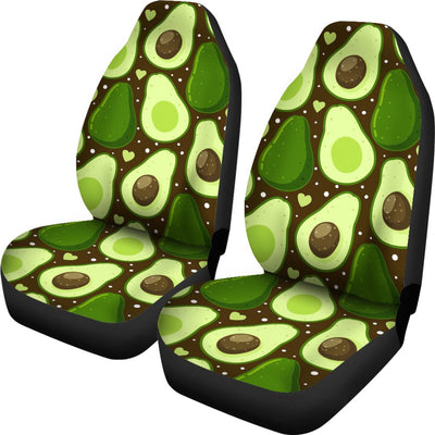 Avocado Pattern Print Design AC04 Universal Fit Car Seat Covers