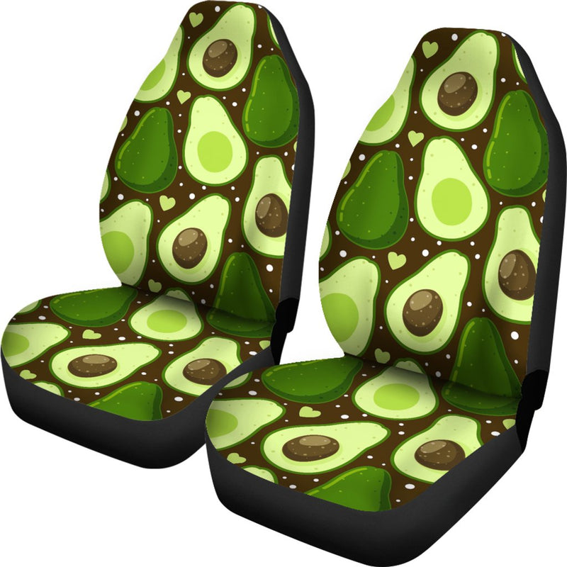 Avocado Pattern Print Design AC04 Universal Fit Car Seat Covers