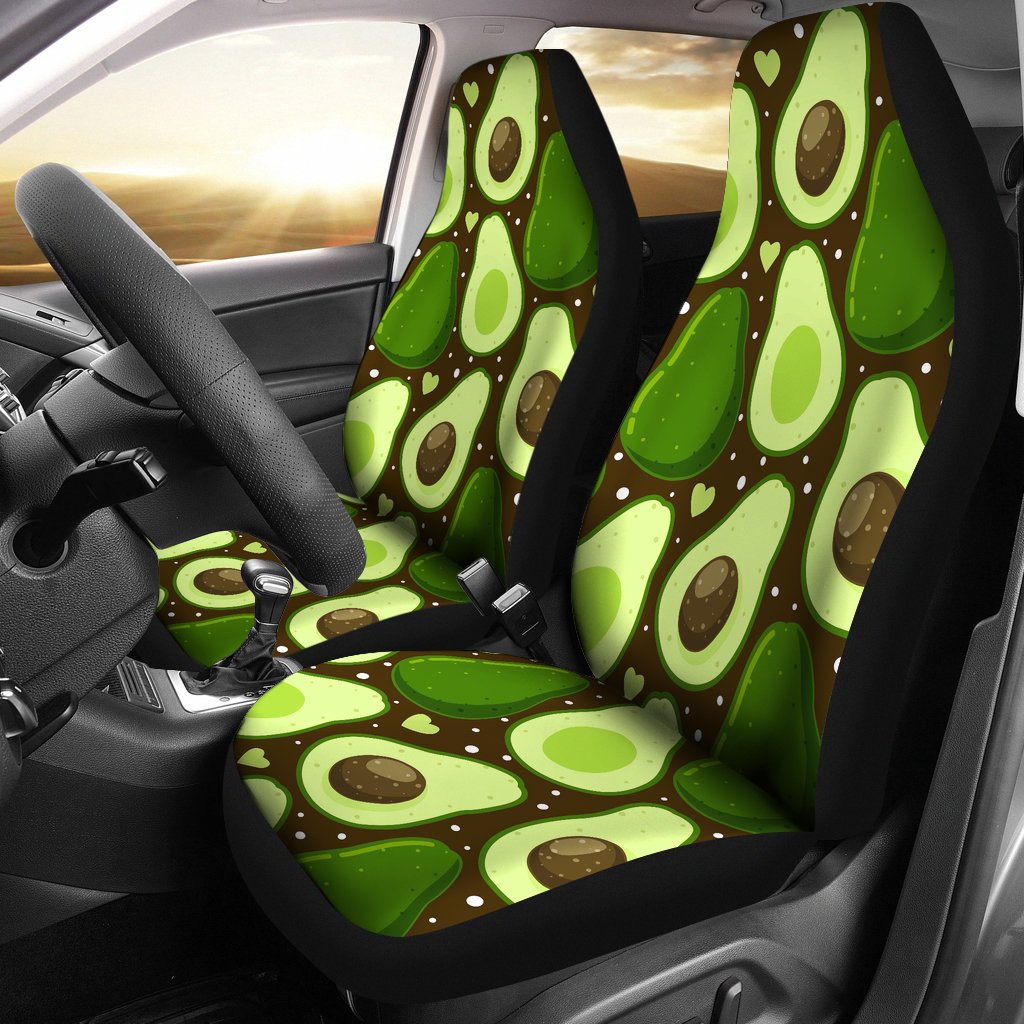 Avocado Pattern Print Design AC04 Universal Fit Car Seat Covers