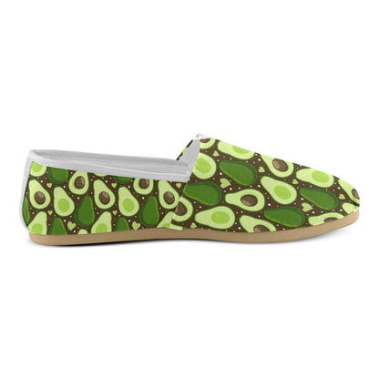 Avocado Pattern Print Design AC04 Women Casual Shoes-JorJune.com