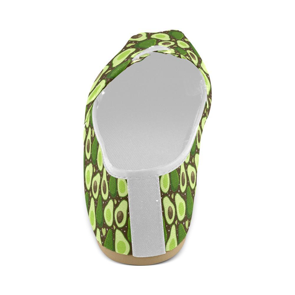 Avocado Pattern Print Design AC04 Women Casual Shoes-JorJune.com