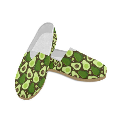 Avocado Pattern Print Design AC04 Women Casual Shoes-JorJune.com