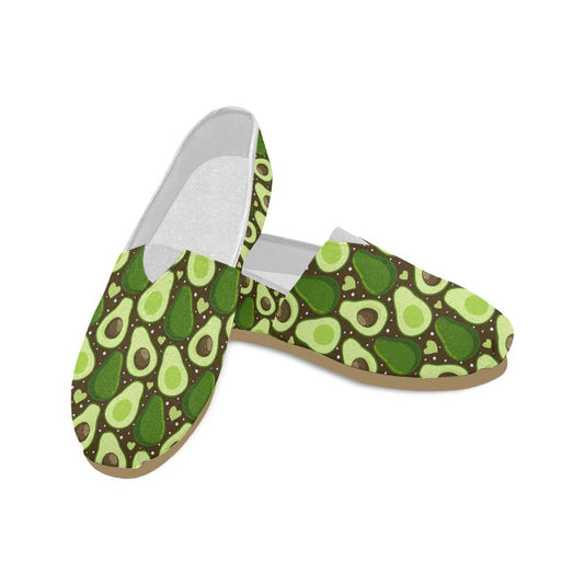 Avocado Pattern Print Design AC04 Women Casual Shoes-JorJune.com