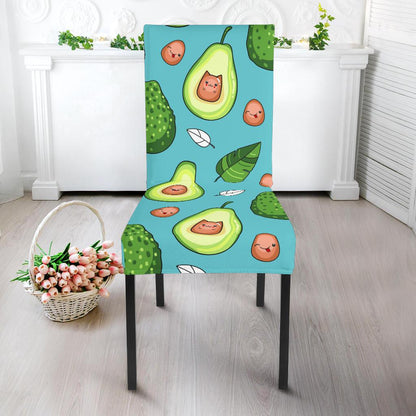 Avocado Pattern Print Design AC05 Dining Chair Slipcover-JORJUNE.COM
