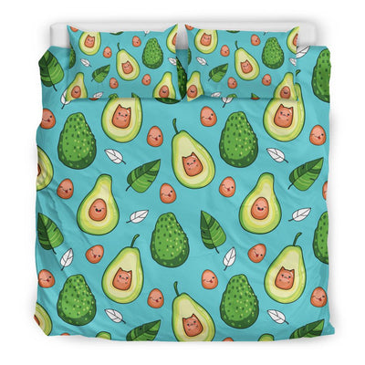 Avocado Pattern Print Design AC05 Duvet Cover Bedding Set-JORJUNE.COM