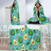 Avocado Pattern Print Design AC05 Hooded Blanket-JORJUNE.COM