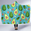 Avocado Pattern Print Design AC05 Hooded Blanket-JORJUNE.COM