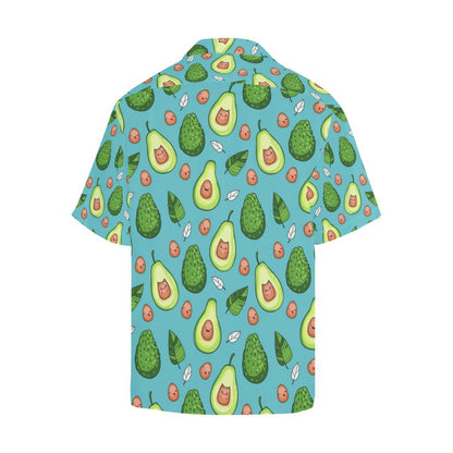 Avocado Pattern Print Design AC05 Men Hawaiian Shirt-JorJune