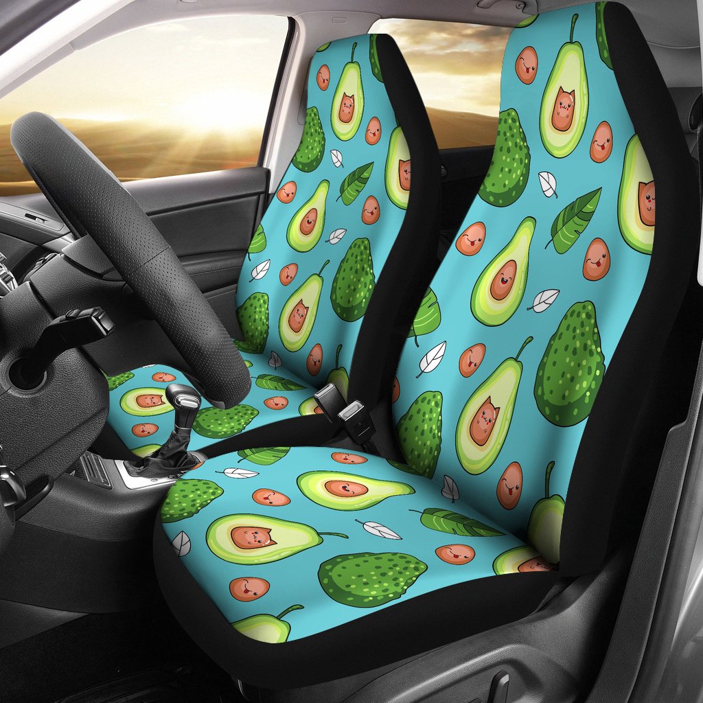 Avocado Pattern Print Design AC05 Universal Fit Car Seat Covers