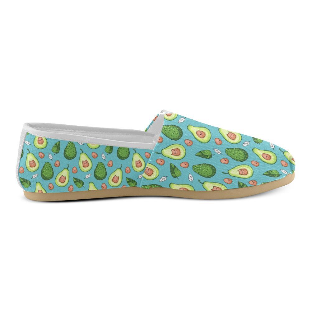 Avocado Pattern Print Design AC05 Women Casual Shoes-JorJune.com