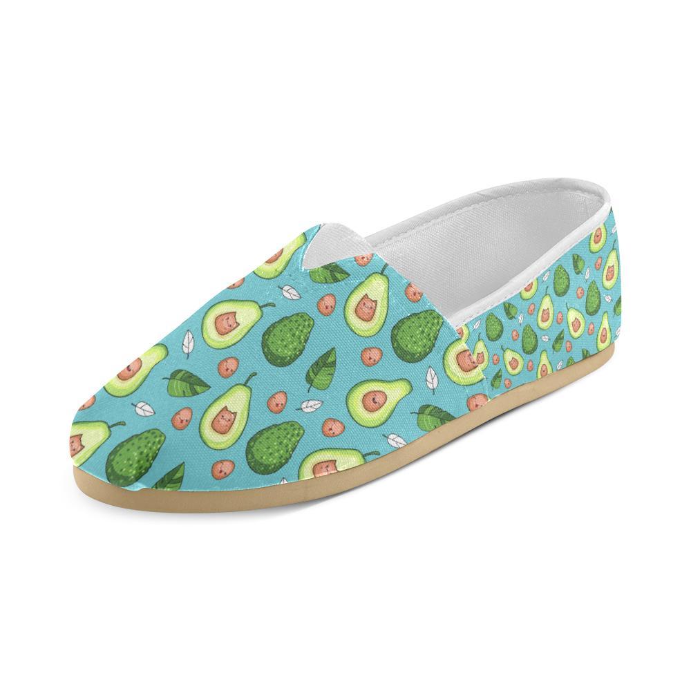Avocado Pattern Print Design AC05 Women Casual Shoes-JorJune.com