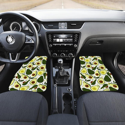 Avocado Pattern Print Design AC06 Car Floor Mats-JorJune