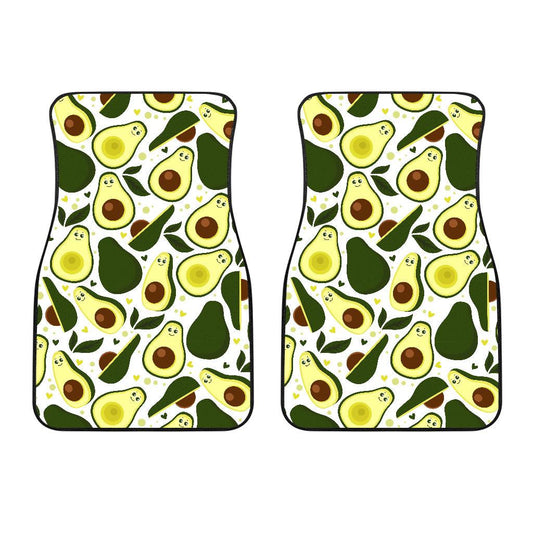 Avocado Pattern Print Design AC06 Car Floor Mats-JorJune