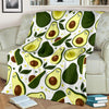 Avocado Pattern Print Design AC06 Fleece Blankete