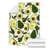 Avocado Pattern Print Design AC06 Fleece Blankete