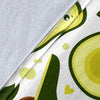 Avocado Pattern Print Design AC06 Fleece Blankete