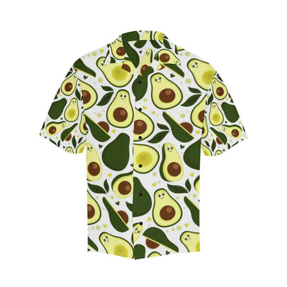 Avocado Pattern Print Design AC06 Men Hawaiian Shirt-JorJune