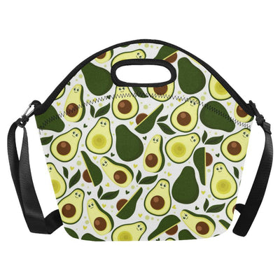 Avocado Pattern Print Design AC06 Neoprene Lunch Bag-JorJune