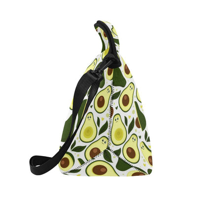 Avocado Pattern Print Design AC06 Neoprene Lunch Bag-JorJune