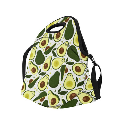 Avocado Pattern Print Design AC06 Neoprene Lunch Bag-JorJune