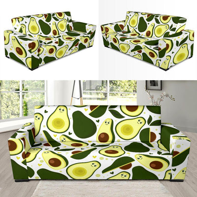 Avocado Pattern Print Design AC06 Sofa Slipcover-JORJUNE.COM