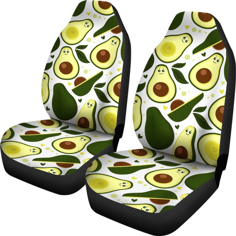 Avocado Pattern Print Design AC06 Universal Fit Car Seat Covers