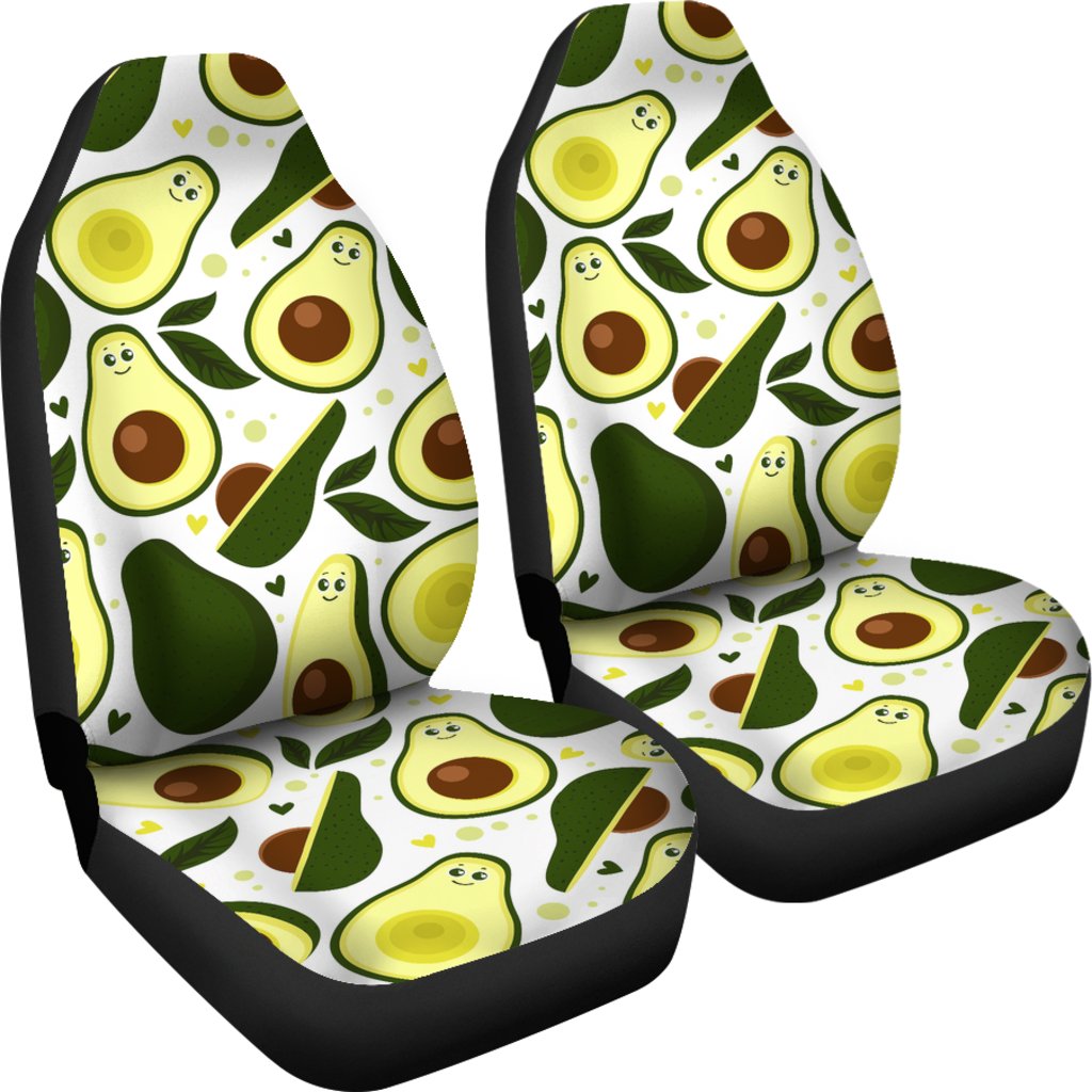 Avocado Pattern Print Design AC06 Universal Fit Car Seat Covers