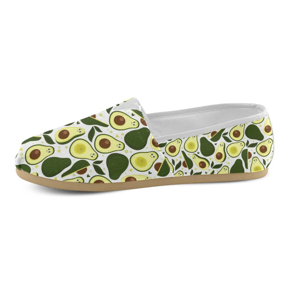 Avocado Pattern Print Design AC06 Women Casual Shoes-JorJune.com
