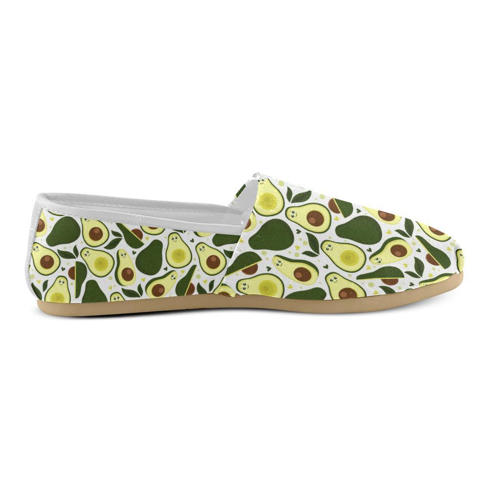 Avocado Pattern Print Design AC06 Women Casual Shoes-JorJune.com