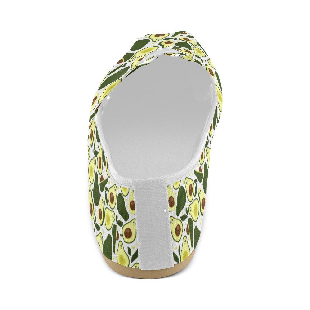 Avocado Pattern Print Design AC06 Women Casual Shoes-JorJune.com